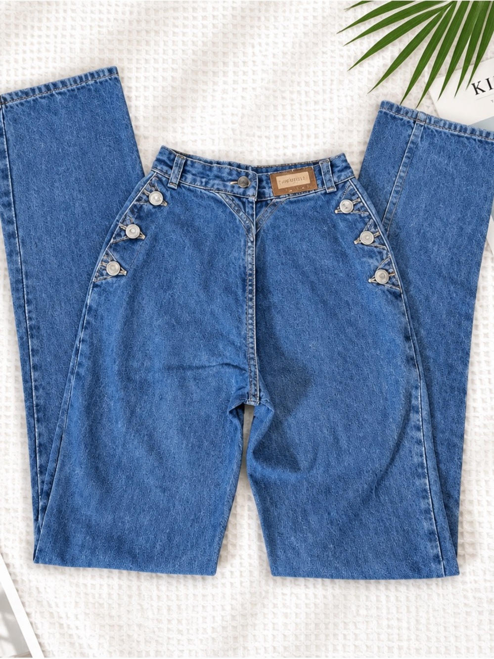 Lawman Western Bareback high-rise straight leg